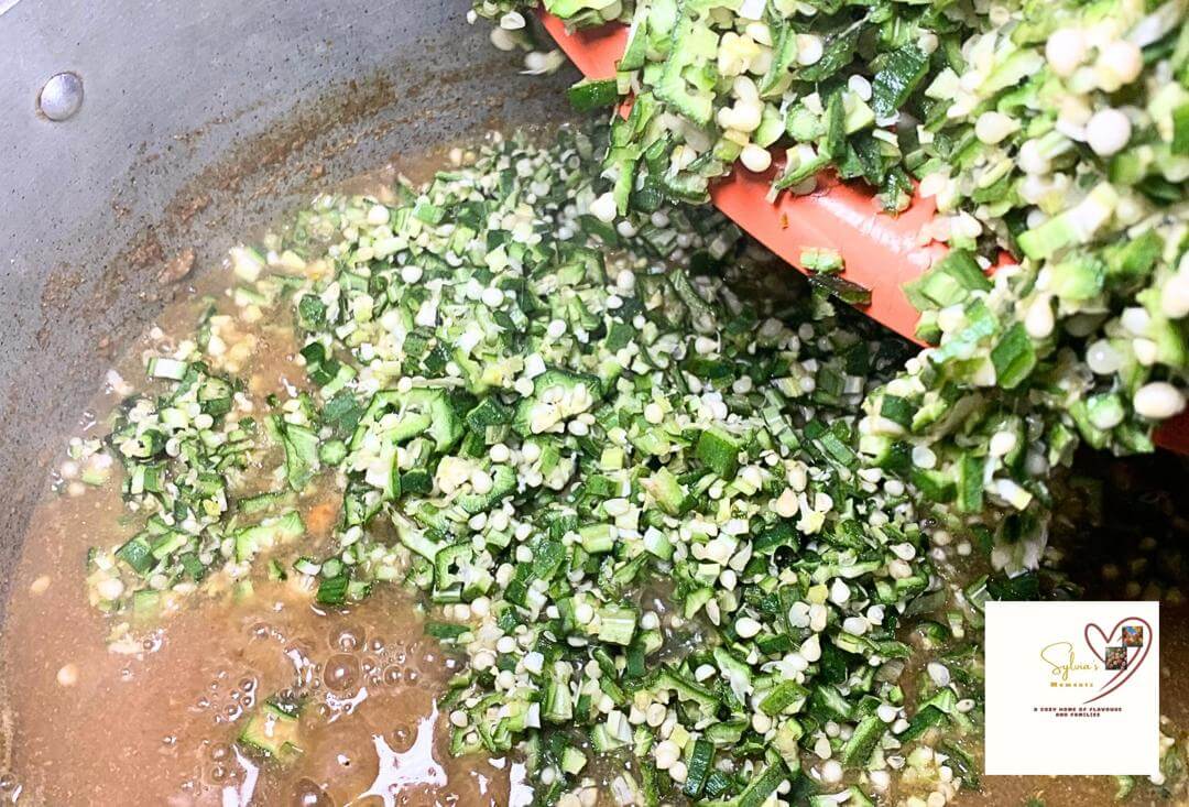  Adding-okro-slices