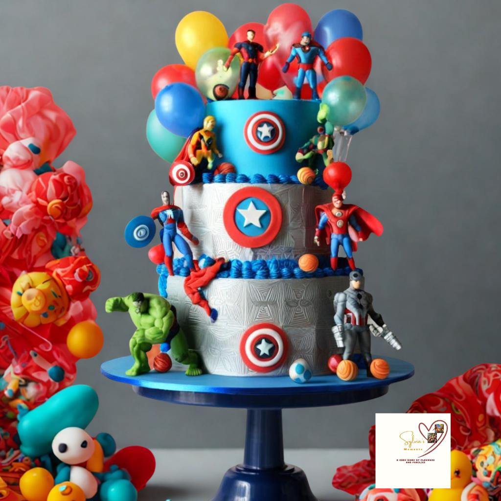 Ist birthday cakes for boys and girls: Avenger cakes