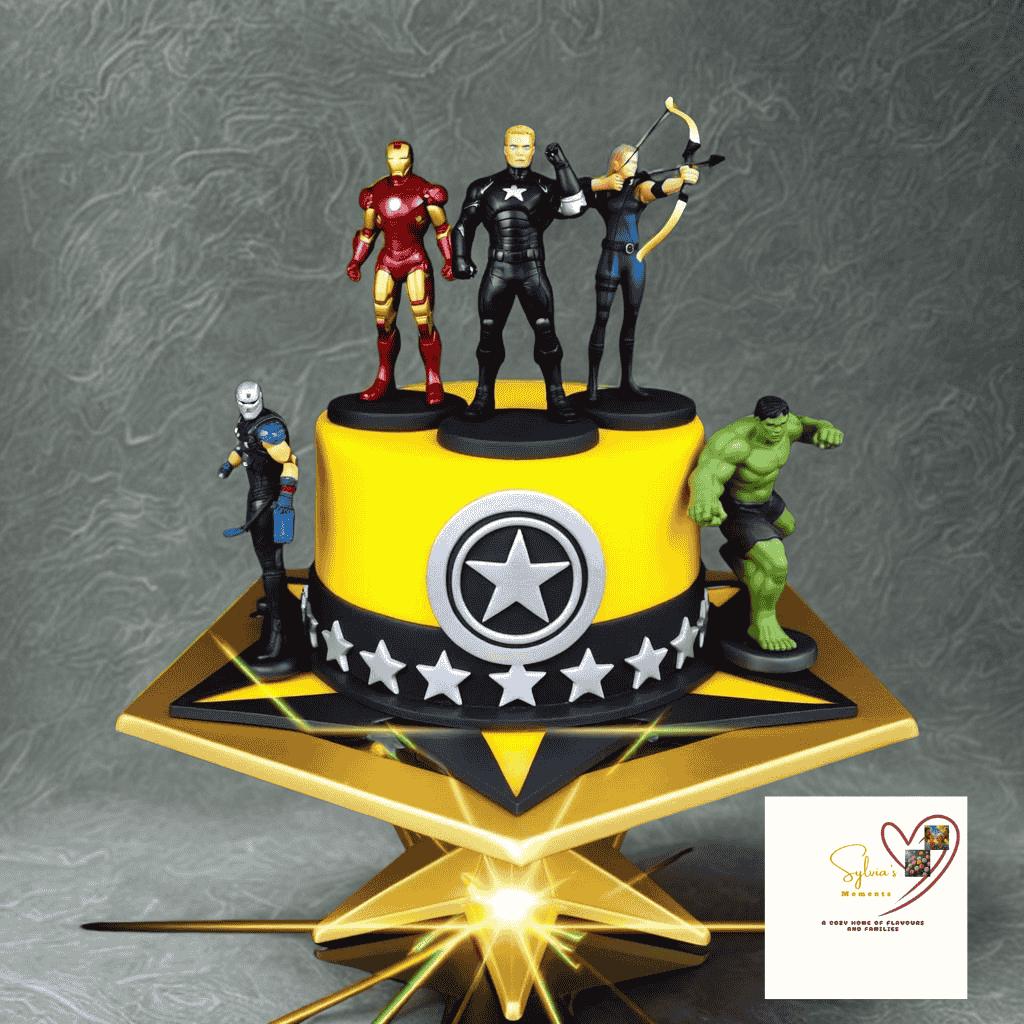 1sr birthday cake ideas; Avenger themed cakes
