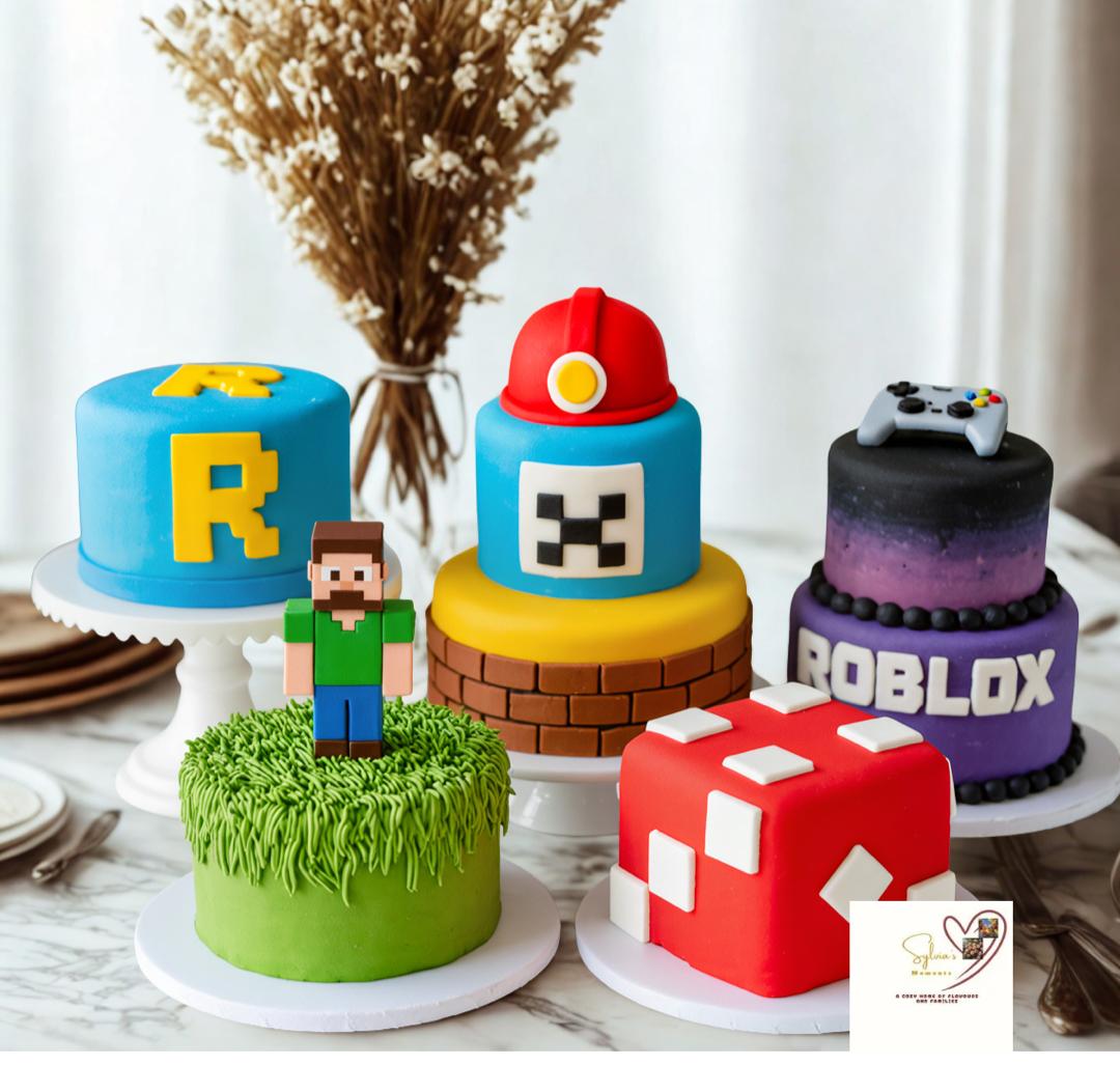 Boys tech Savy birthday cake Roblox 2
