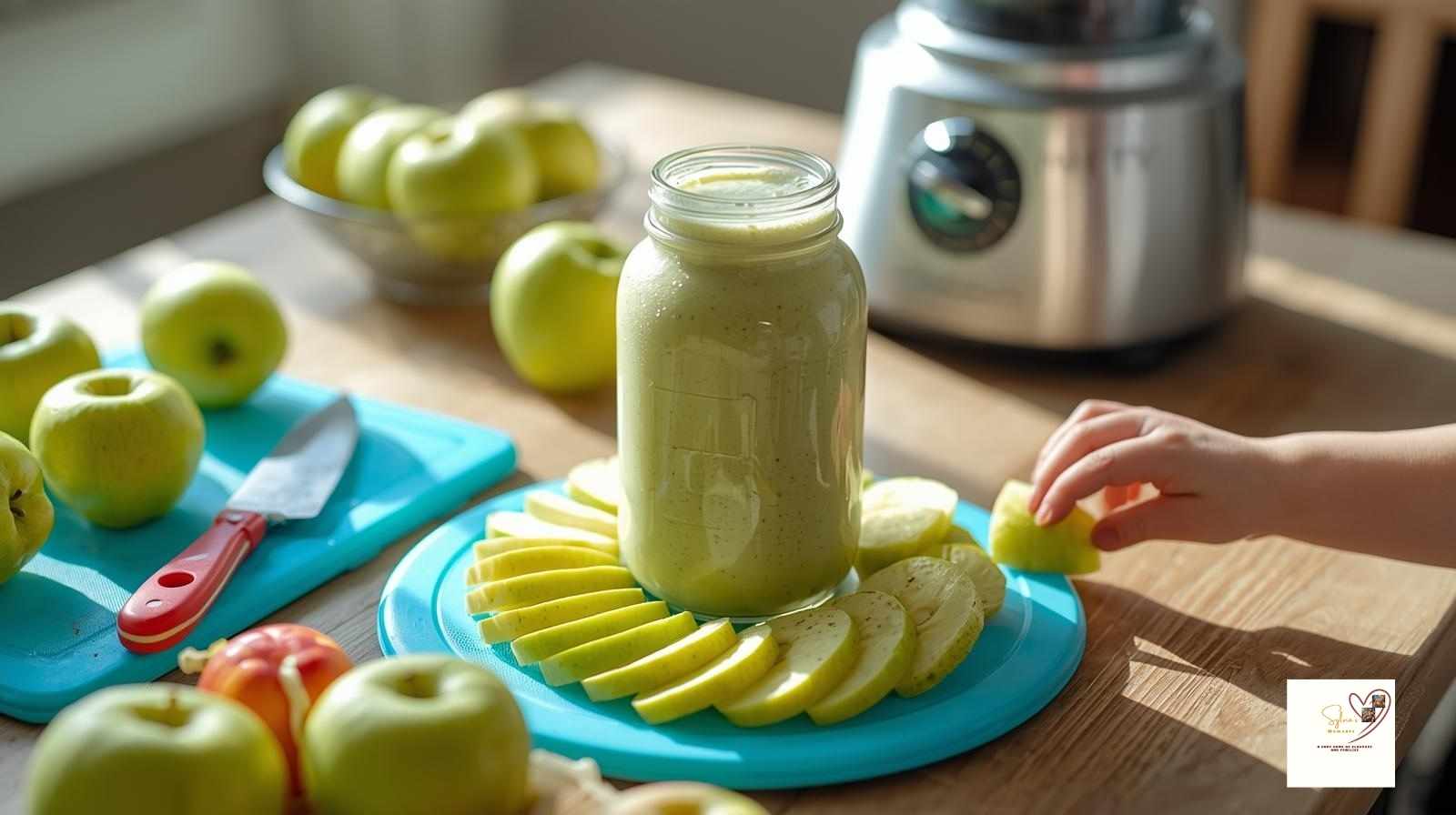 Healthy-Smoothies-Kids-Can-Blend-or-Mix -Green-Apple-Smoothie-for-kids
