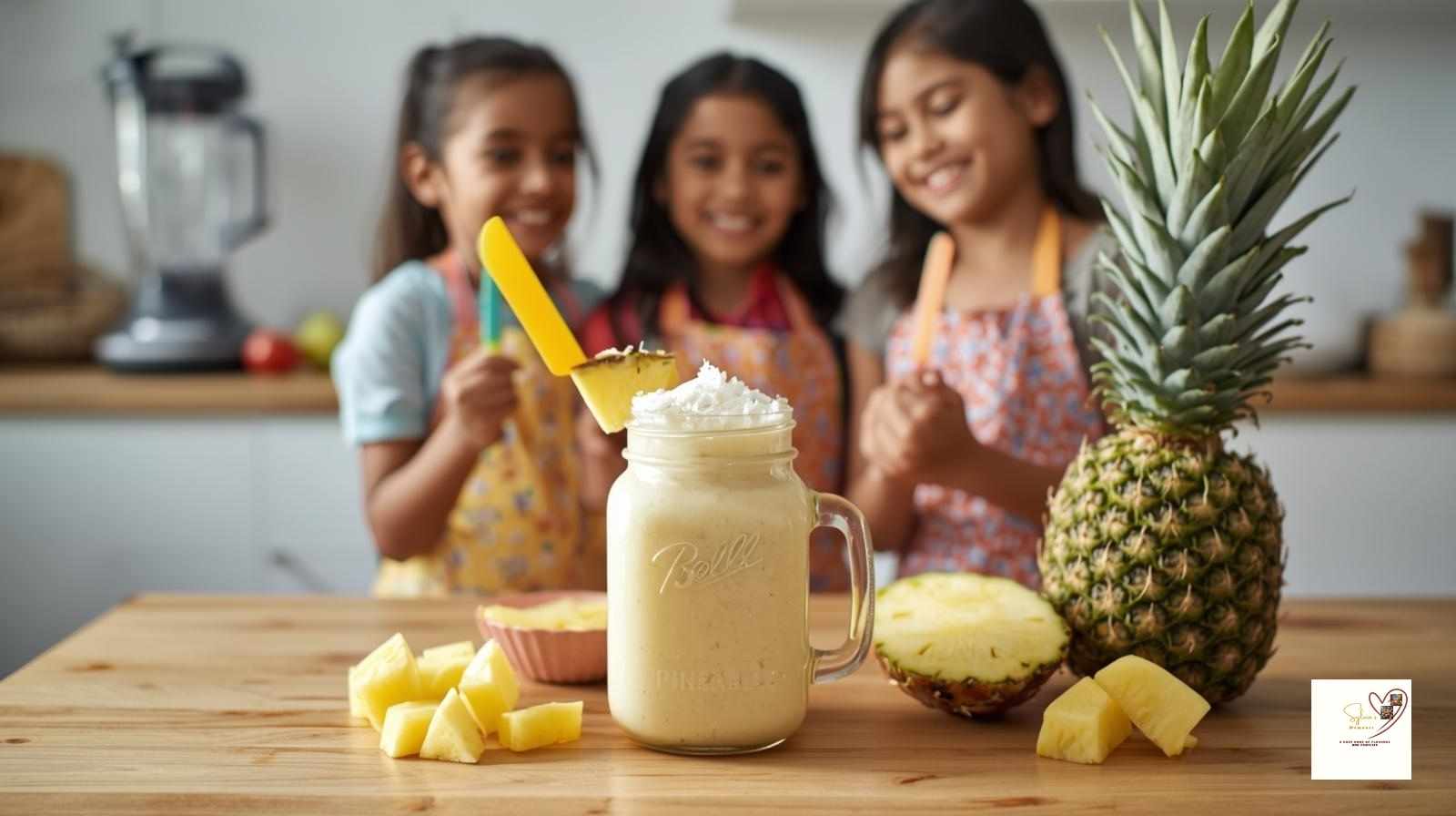  Healthy-Smoothies-Kids-Can-Blend-or-Mix-Pineapple-Coconut-Smoothie.