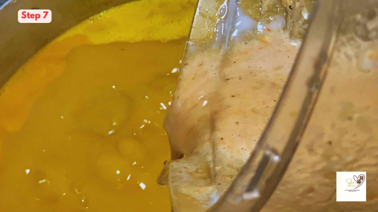 Adding-blended-crayfish-and-pepper-mix-