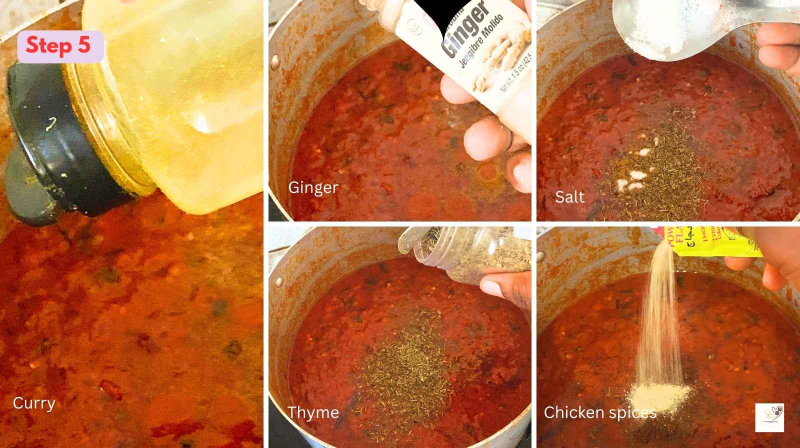 Adding-spices-to-Nigerian-Chicken-Stew.