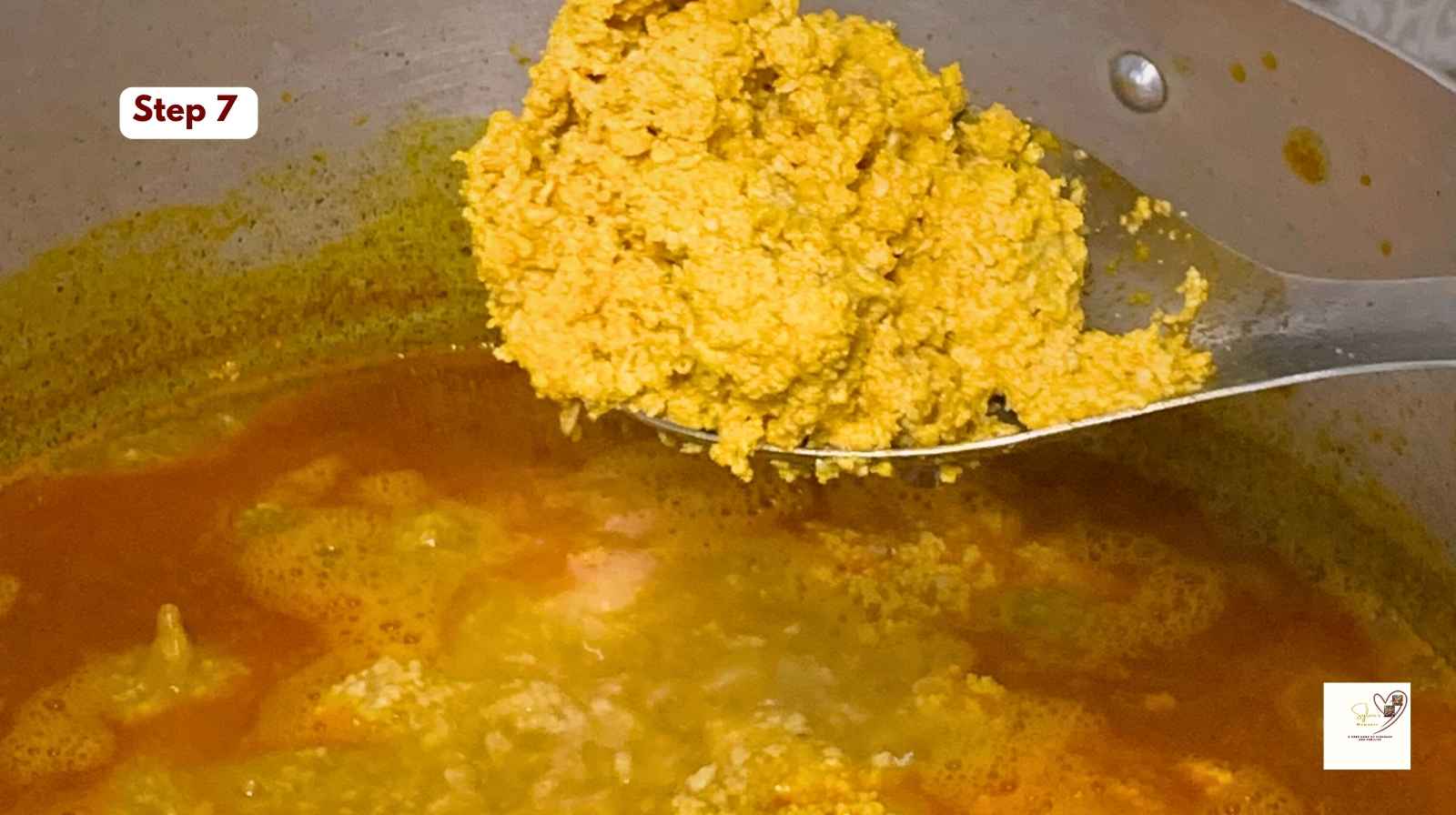 Adding-pounded-egwusi