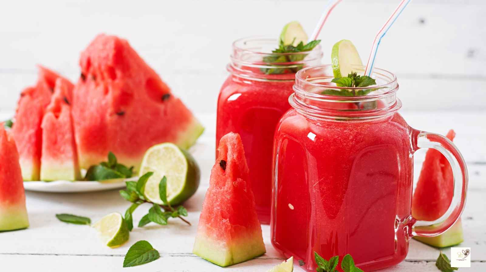  Watermelon-slushie-garnished-with-mint