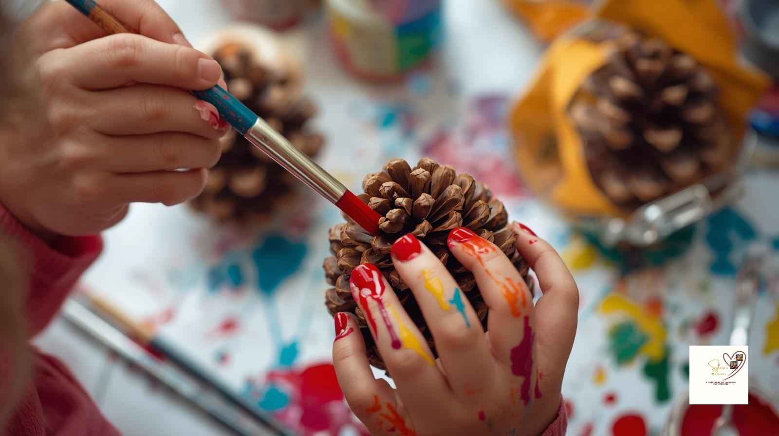 kids-painting-during-thanksgiving-preparation