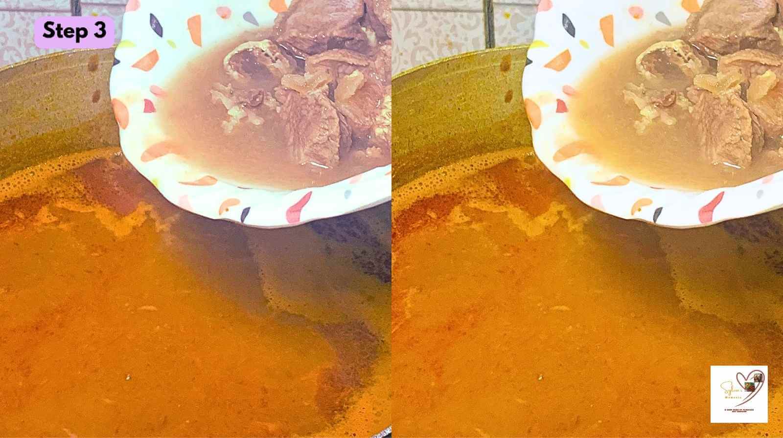 Adding-Meat-and-meat stock