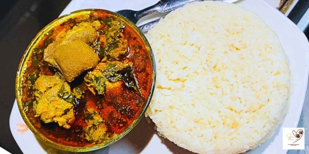 banga-stew-and-rice-20-Nigerian-Breakfast-Ideas-for-Busy-Mornings