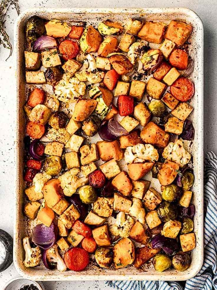 10-Sheet-Pan-or-Tray-Bake-Meals-for-Busy-Days-Sheet-Pan-Vegetables-and-Tofu