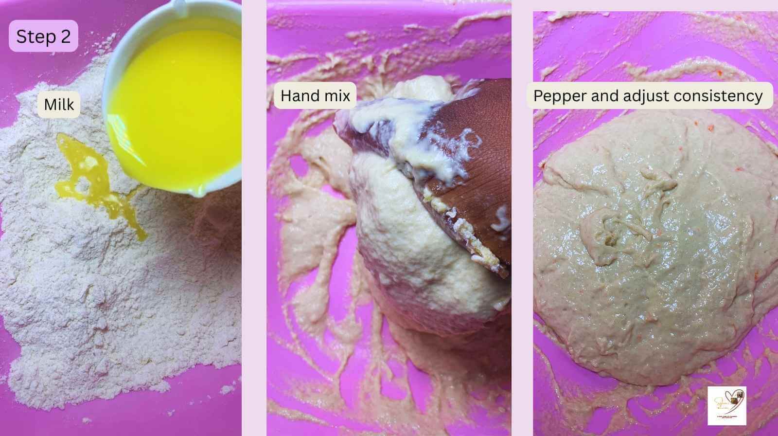 Step-2-adding-wet-ingredients-for-no-yeast-puff-puff