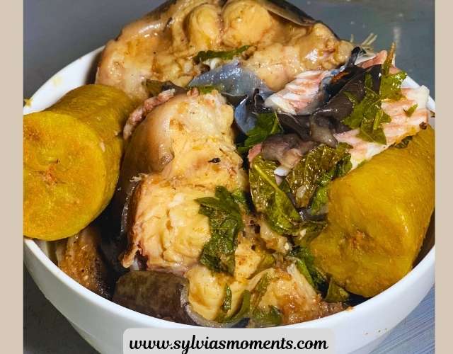 Catfish-Pepper-Soup-with-unripe-plantain-recipe