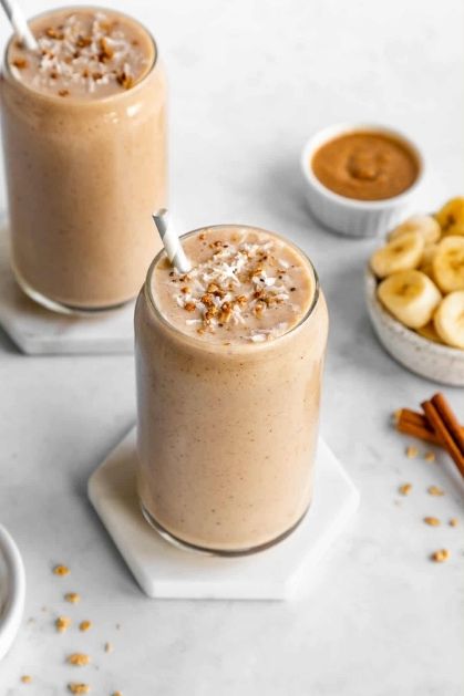 Banana-Almond-Butter-Smoothie