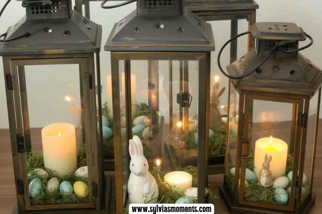DIY-Easter-Lantern-Display-15-DIY-Easter-decoration-ideas-even-beginners-can-try