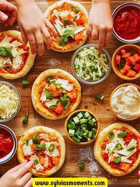 DIY-Mini-Pizza-Snack-Board-15-Easy-Kid-Friendly-DIY-Snack-Board-Ideas