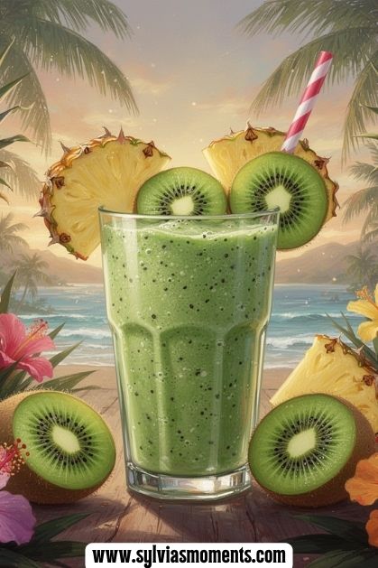 Kiwi-Pineapple-Smoothie-15-healthy-fruit-smoothies-for-busy-mornings