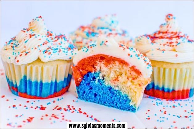 Red-White-and-Blue-Cupcakes-20-Easy-4th-of-July-Dessert-Ideas