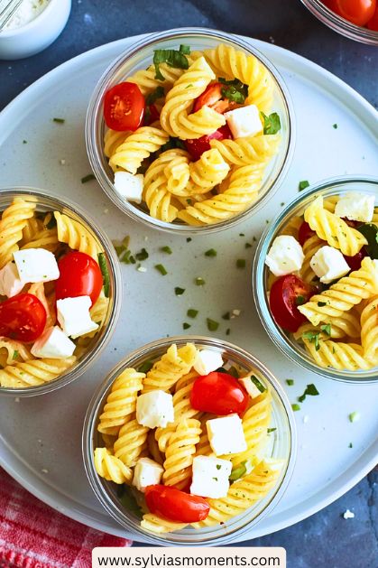 Pasta-Salad-Cups-15-Healthy-No-Reheat-School-Lunch-Ideas-Kids-Finish-Every-Time