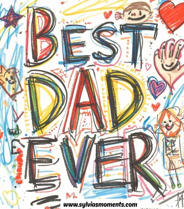 Scribble-Art-Card-15-DIY-Father’s-Day-Gifts-Kids-Can-Make-(Easy-&-Meaningful-Ideas)