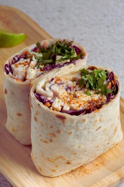 Chicken-salad-wrap-15-Healthy-No-Reheat-School-Lunch-Ideas-Kids-Finish-Every-Time