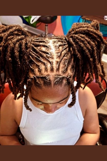 Basic-Two-Ponytails-Loc-25-school-friendly-loc-styles-for-kids-easy-protective
