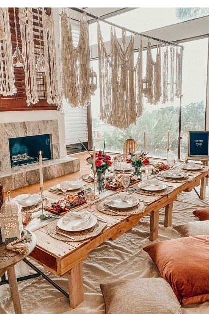 Boho-Picnic-Setup-Indoors-26-at-home-bachelorette-party-ideas-fun-cheap-aesthetic
