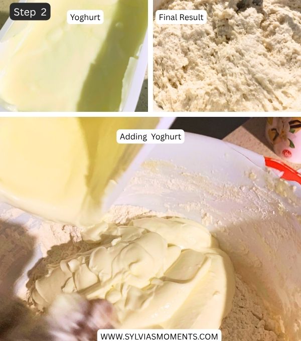 mixing-WET-ingredients-in-yoghurt-and-coconut-puff-puff-easy-yoghurt-and-coconut-puff-puff-recipe-soft-fluffy