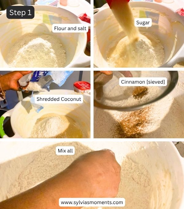 mixing-dry-ingredients-in-yoghurt-and-coconut-puff-puff.