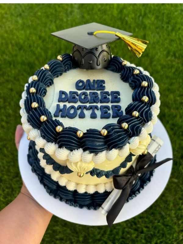 one-degree-hotter-cake-21-Cute-Graduation-Party-Desserts-Everyone-Will-Want-at-the-Party.
