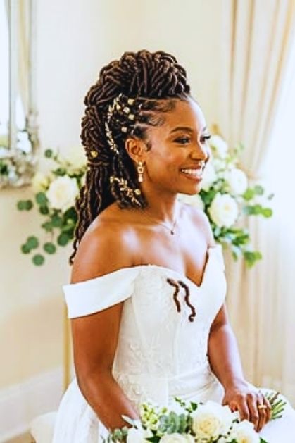wrapped-locs-design-on-bride-35-stunning-and-elegant-loc-hairstyles-for-brides