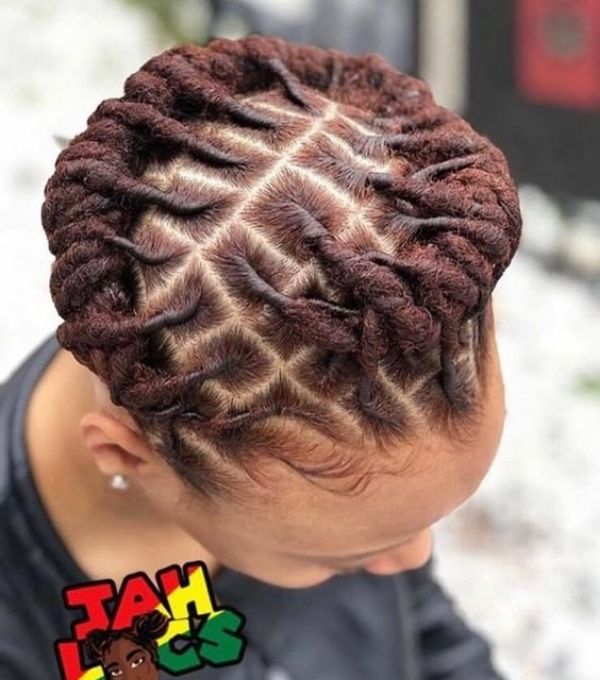 Braided-Crown-Locs
