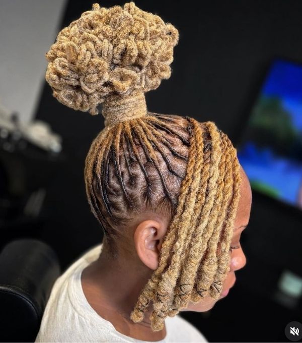 Pineapple-Loc-Updo