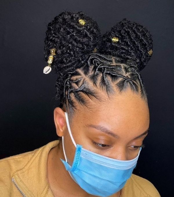 Space-Bun-Locs-20-Summer-Loc-Styles-That-Stay-Neat-in-Humidity-Easy-Protective-Vacation-Ready.